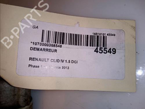 Used Starter Starter RENAULT CLIO IV (BH_) 1.5 dCi 90 (90 hp) 11099243 11099243