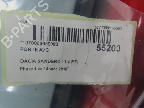 Used Left front door DACIA SANDERO 1.4 MPI LPG (72 hp) 29551203