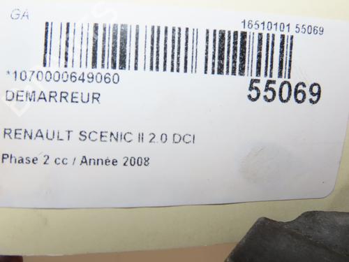 Used Starter RENAULT GRAND SCÉNIC II (JM0/1_) 2.0 dCi (JM1K) (150 hp) 28967037