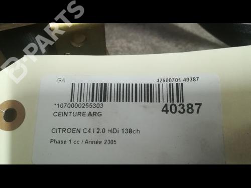 Rear left belt tensioner CITROËN C4 I (LC_) 2.0 HDi | BP9610343C89 