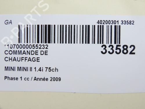 Used Climate control Climate control 9594393 9594393