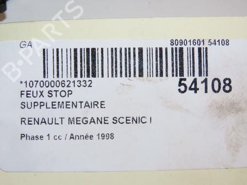 Used Third brake light RENAULT MEGANE Scenic (JA0/1_) 1.6 e (JA0F) (90 hp) 28832908
