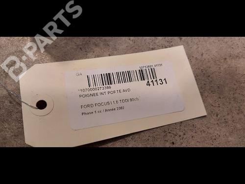 Høyre foran invendig håndtak FORD FOCUS I (DAW, DBW) 1.8 Turbo DI / TDDi | BP9613097I14 