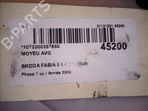 Used Right front steering knuckle SKODA FABIA II (542) 1.4 TDI (80 hp) 14876349