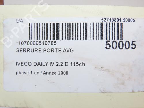 Used Front left lock IVECO DAILY III Van 35 C 12 V, 35 S 12 V (AGKA43A2, AGKB43A2, AGKB46A2,... (116 hp) 28831637