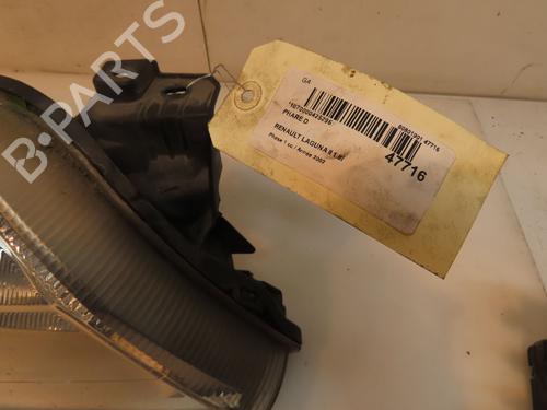 Used Right headlight RENAULT LAGUNA II (BG0/1_) 1.8 16V (BG04, BG0B, BG0C, BG0V) (117 hp) 16671084
