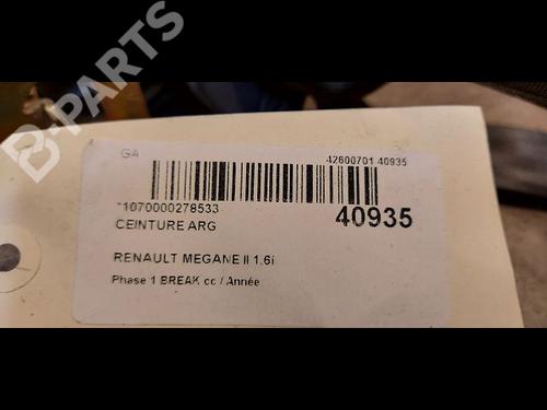 Rear left belt tensioner RENAULT MEGANE II Estate (KM0/1_) 1.6 | BP9613803C89 
