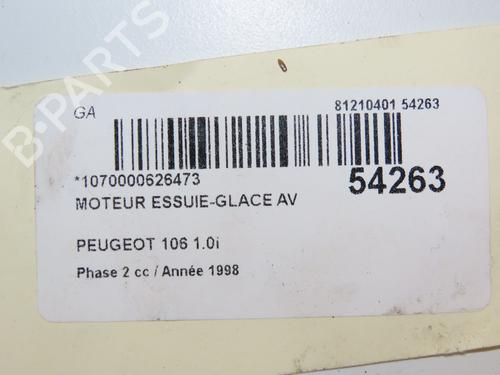 Front wiper motor PEUGEOT 106 I (1A, 1C) 1.0 | BP28833007M29 