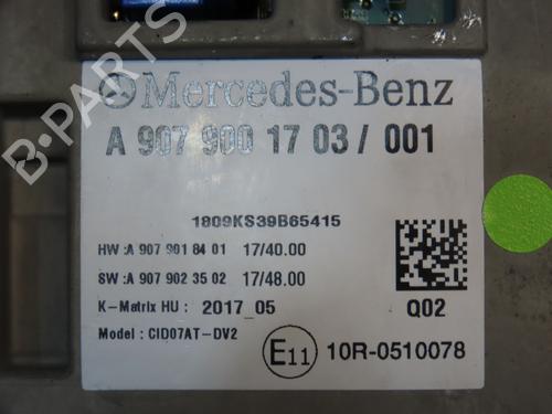 Radio MERCEDES-BENZ SPRINTER 4-t Van (B907, B910) 414 CDI RWD (907.643, 907.645, 907.647) | BP30955813E6