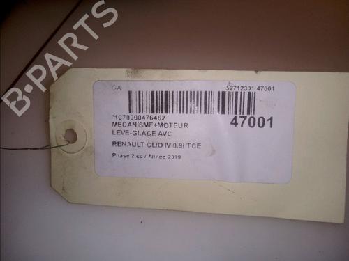 Front left window mechanism RENAULT CLIO IV (BH_) 0.9 TCe 90 (BHNF, BHMA, BHMH, BHJK, BHJR) | BP15546435C22 
