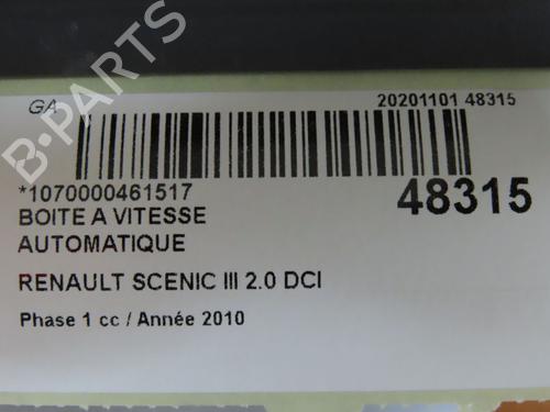 Used Gearbox RENAULT SCÉNIC III (JZ0/1_) 2.0 dCi (JZ0Y, JZ26) (150 hp) 31120202