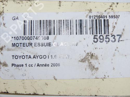 Used Front wiper motor Front wiper motor TOYOTA AYGO (_B1_) 1.0 (KGB10_, KGB10R) (68 hp) 36396358 36396358