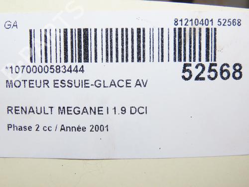 Front wiper motor RENAULT MEGANE I (BA0/1_) 1.9 dCi (BA05, BA1F) | BP28802371M29 