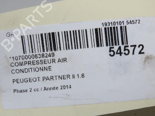 Used AC compressor AC compressor PEUGEOT PARTNER Tepee 1.6 HDi 90 (92 hp) 40437825 40437825
