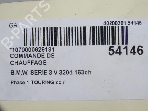 Used Climate control Climate control BMW 3 Touring (E91) 320 d (163 hp) 33059372 33059372