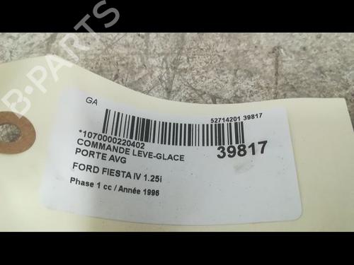 Used Left front window switch Left front window switch FORD FIESTA IV (JA_, JB_) 1.25 i 16V (75 hp) 9606574 9606574