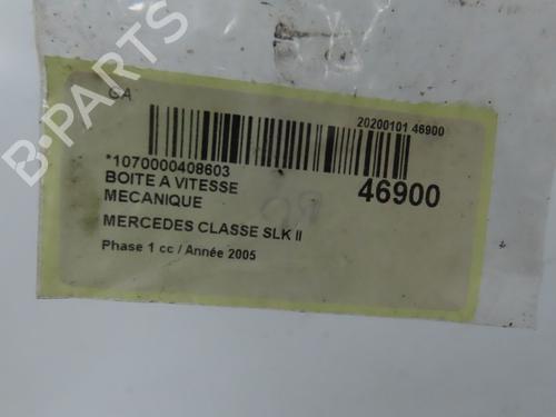 Used Gearbox Gearbox MERCEDES-BENZ SLK (R171) 200 Kompressor (171.442) (163 hp) 31120160 31120160