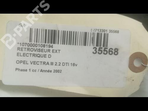 Right mirror OPEL VECTRA C GTS (Z02) 2.2 DTI 16V (F68) | BP9602804C27 