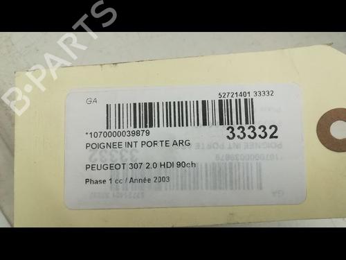 Rear left interior door handle PEUGEOT 307 Break (3E)  | BP23176851I15 