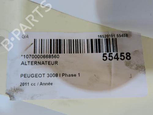 Alternator PEUGEOT 3008 I MPV (0U_) 1.6 HDi | BP31056214M7