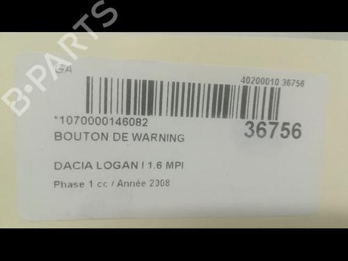 Used Warning switch DACIA LOGAN (LS_) 1.6 (LS0B, LS0D, LS0F, LS0H) (87 hp) 9600324