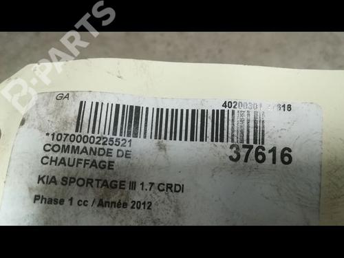 Climate control KIA SPORTAGE III (SL) 1.7 CRDi | BP9606993I5 