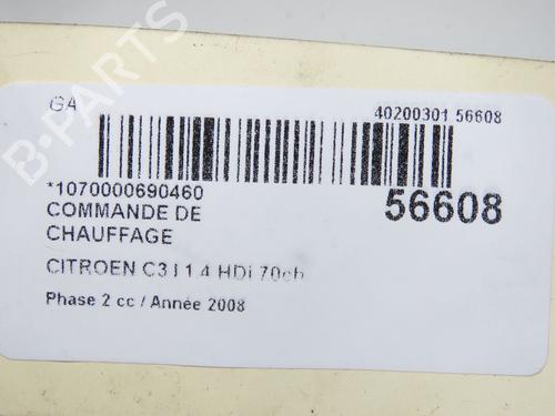 Used Climate control Climate control CITROËN C3 I (FC_, FN_) 1.4 HDi (68 hp) 32511442 32511442