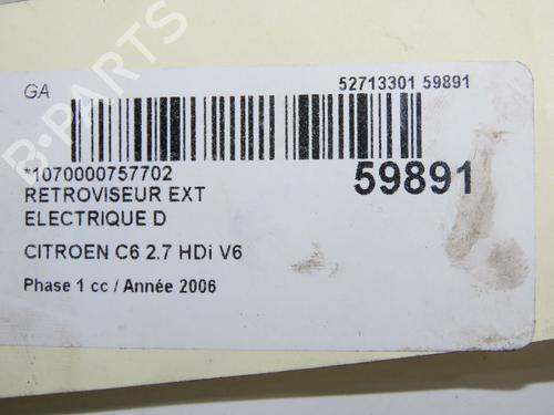 right-mirror-citroen-c6-td_-2005-2006-2007-2008-2009-2010-2011-2012-37083304 main image