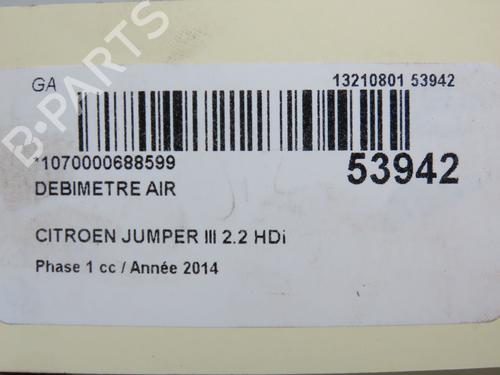 Mass air flow sensor CITROËN JUMPER II Van 2.2 HDi 130 | BP30916870M95  - Image 6