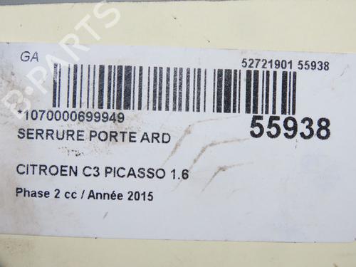 rear-right-lock-citroen-c3-picasso-sh_-2008-32740723 main image