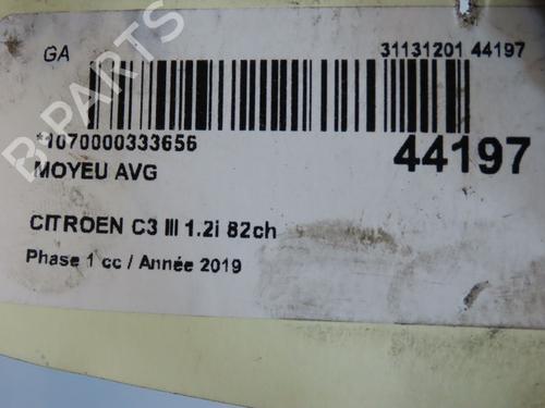 Used Right front steering knuckle Right front steering knuckle CITROËN C3 III (SX) 1.2 PureTech 82 (83 hp) 14876265 14876265