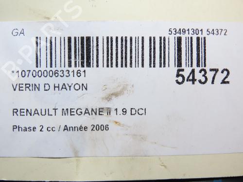 Gassdemper Bakluke RENAULT MEGANE II (BM0/1_, CM0/1_) 1.9 dCi | BP28969320C138 