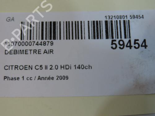 Mass air flow sensor CITROËN C5 III (RD_) 2.0 HDi 140 (RDRHF8, RDRHFA, RDRHA8, RDRHAJ) | BP36426761M95 - Image 4