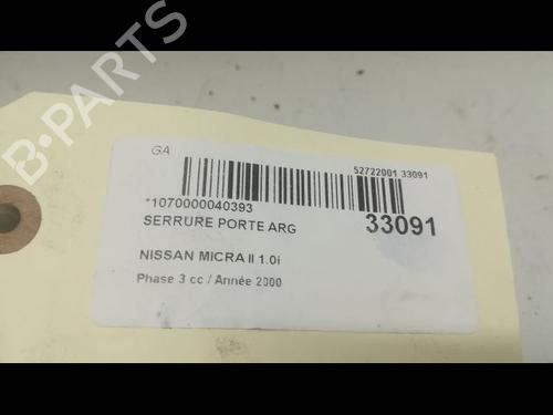 Used Rear left lock Rear left lock NISSAN MICRA II (K11) 1.0 i 16V (K11) (54 hp) 23177075 23177075