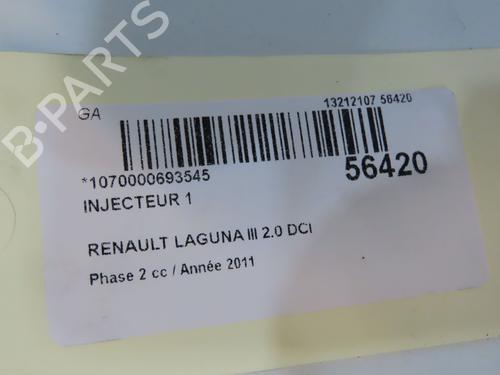 Used Injector RENAULT LAGUNA III (BT0/1) 2.0 dCi (BT07, BT0J, BT14, BT1A, BT1S) (131 hp) 31030154