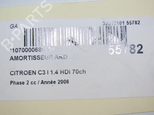 Right rear shock absorber CITROËN C3 I (FC_, FN_) 1.4 HDi | BP30740772M19 