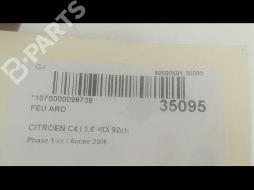 Right taillight CITROËN C4 Coupe (LA_) 1.6 HDi | BP9597214C35 