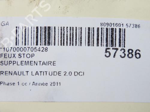 Third brake light RENAULT LATITUDE (L70_) 2.0 dCi 175 (L70Y, L734) | BP40205557L11 - Image 5