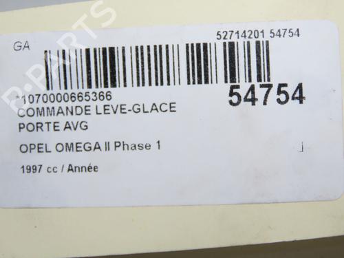 Left front window switch OPEL OMEGA B (V94) 2.5 TD (F69, M69, P69) | BP37275930I27 - Image 4