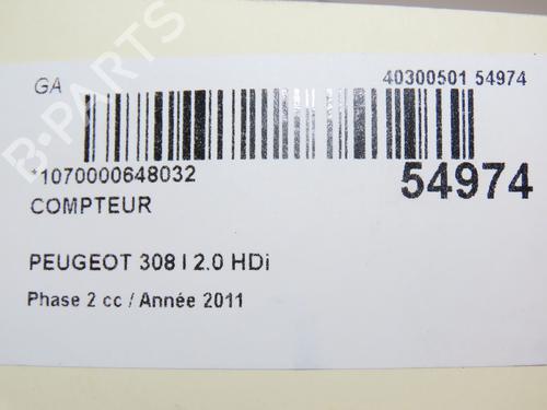 Instrument cluster PEUGEOT 308 I (4A_, 4C_) 2.0 HDi | BP28801778C47 