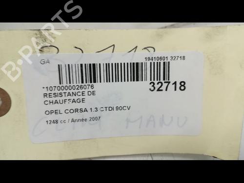 Heater resistor OPEL CORSA D (S07) 1.2 (L08, L68) | BP23172385M108