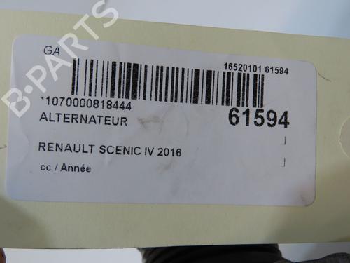 Used Alternator Alternator RENAULT GRAND SCÉNIC IV (R9_) 1.5 dCi 110 (R9A3) (110 hp) 39660479 39660479