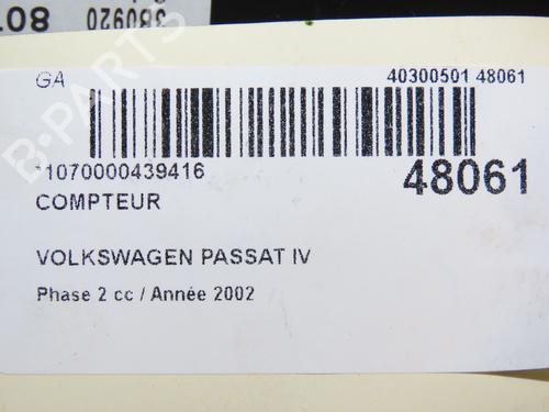 instrument-cluster-vw-passat-b55-3b3-2000-2001-2002-2003-2004-2005-28967949 main image