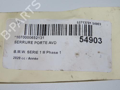 Højre fortil lås BMW 1 (F40) 116 d (116 hp) 31274416