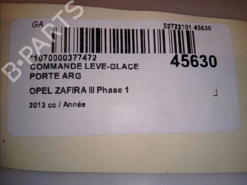 Left rear window switch OPEL ZAFIRA TOURER C (P12) 1.6 CDTI (75) | BP14951759I29 