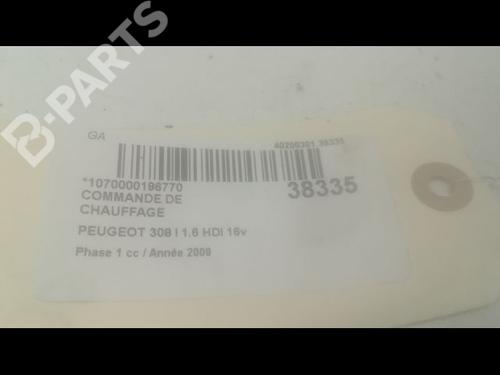 Climate control PEUGEOT 308 I (4A_, 4C_) 1.6 HDi | BP9603783I5 
