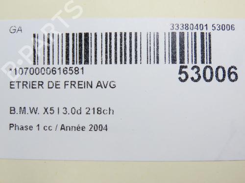 Left front brake caliper BMW X5 (E53) 3.0 d | BP28967709M105