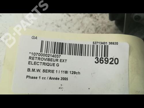 Left mirror BMW 1 (E87) 118 d | BP9605565C26 