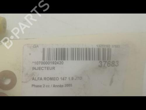 Used Injector ALFA ROMEO 147 (937_) 1.9 JTD (937.AXD1A, 937.BXD1A, 937.AXV1A, 937.BXB1A,... (115 hp) 9603686