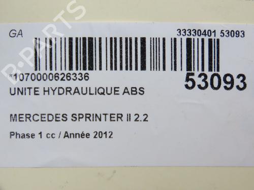 ABS pump MERCEDES-BENZ SPRINTER 3,5-t Van (B906) 313 CDI (906.631, 906.633, 906.635, 906.637) | BP31120347M43 